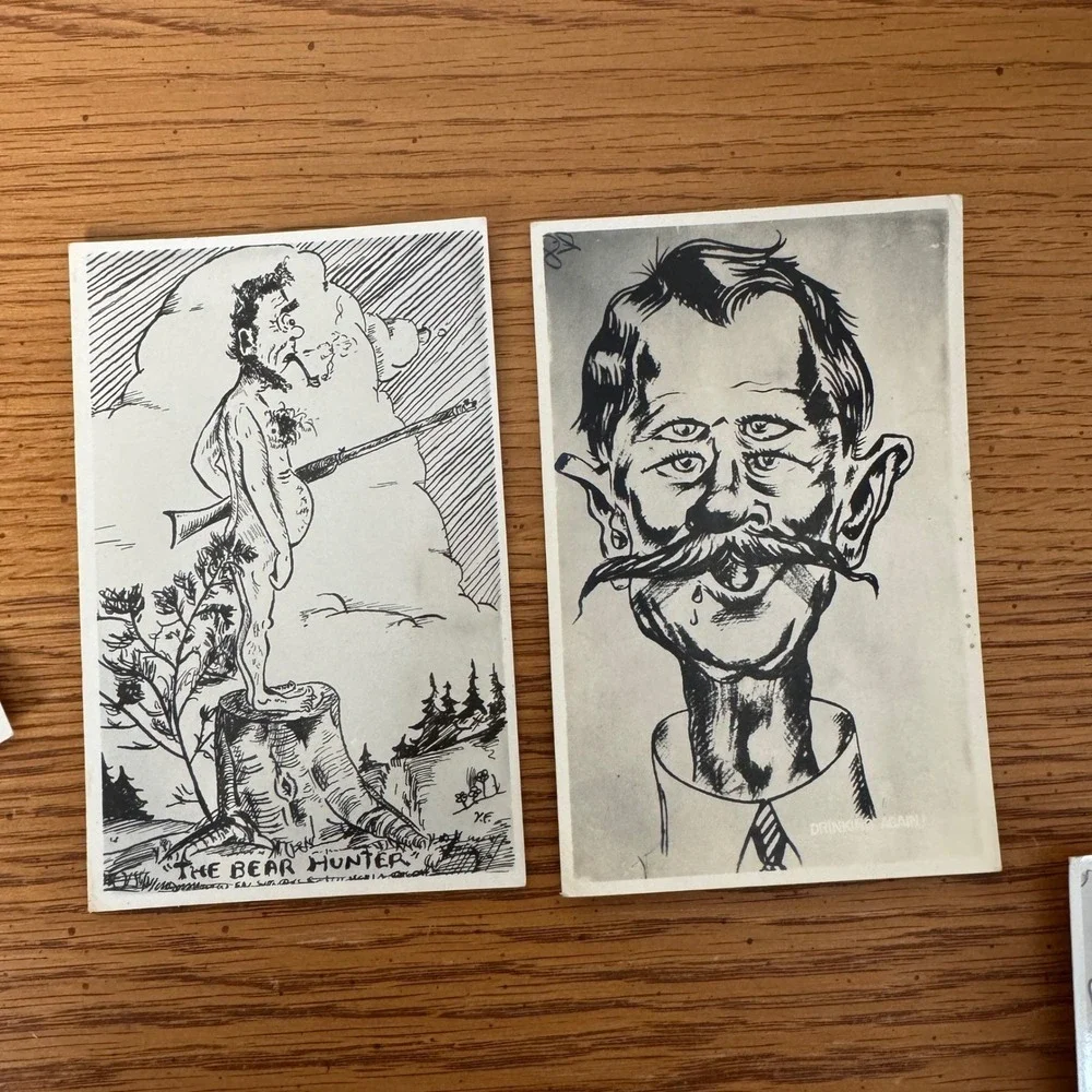 40+ Vintage Crude Offensive Humor Postcard Lot Kodak Paper‎ Old Maid Dating